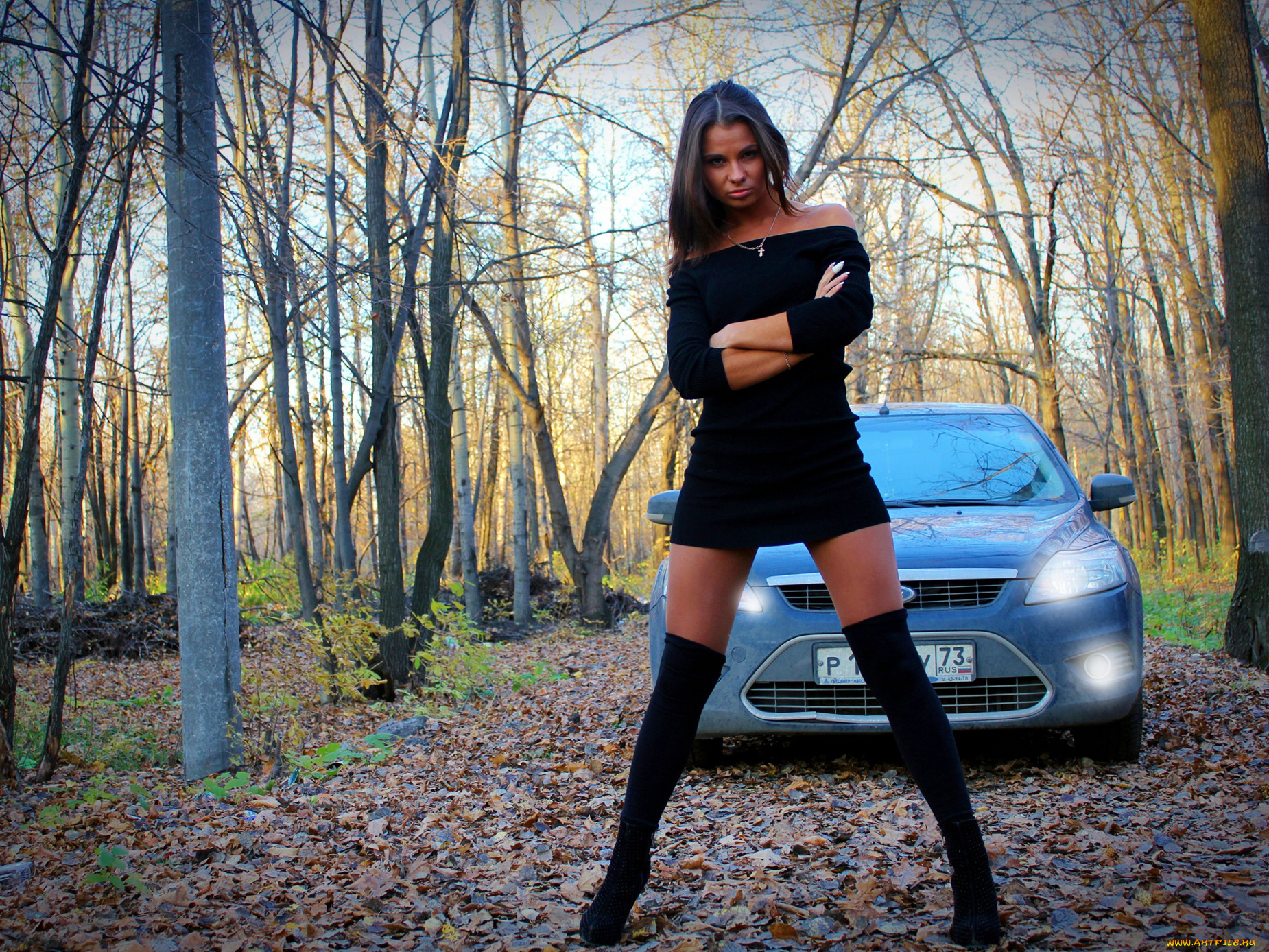 автомобили, авто, девушками