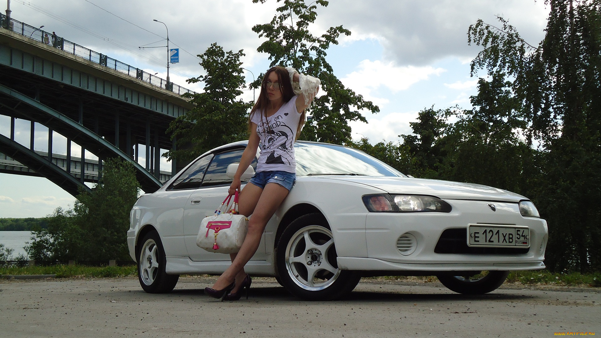 автомобили, авто, девушками