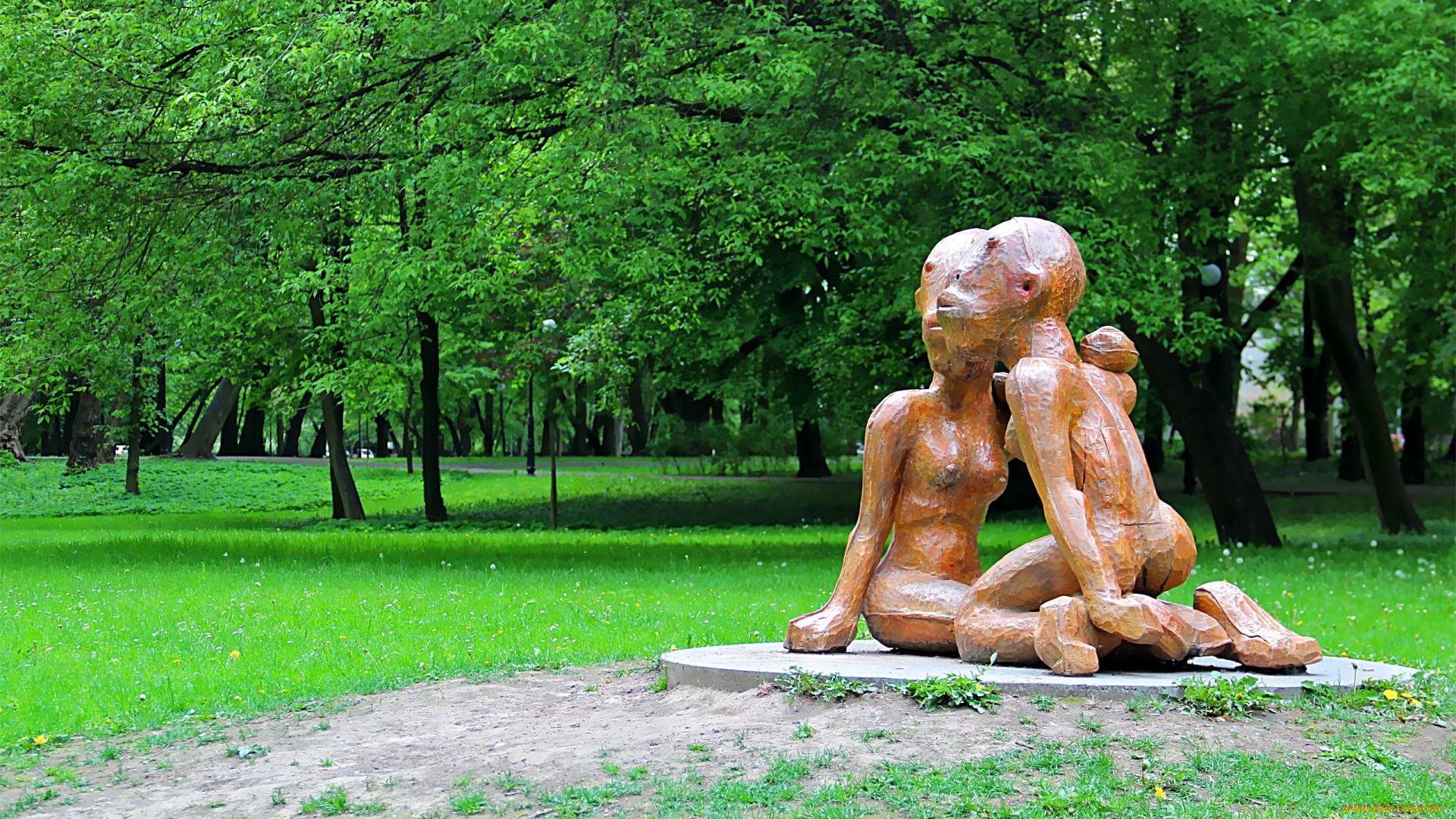 автор, thean, разное, рельефы, статуи, музейные, экспонаты, парк, деревья, скульптура