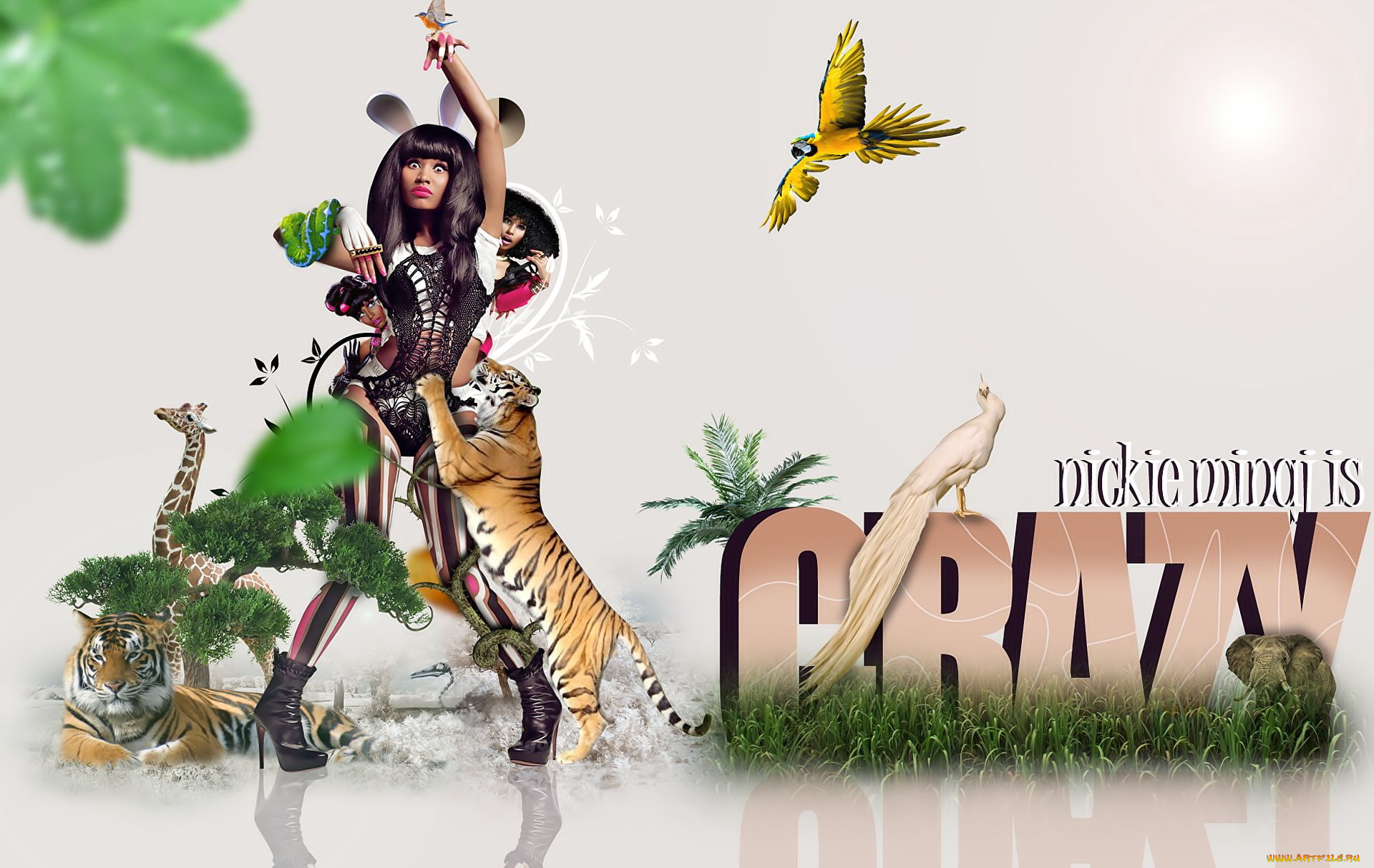 nickie, minaj, разное, компьютерный, дизайн