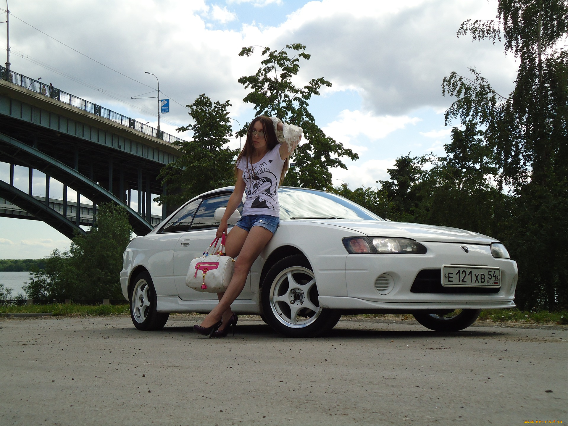 автомобили, авто, девушками