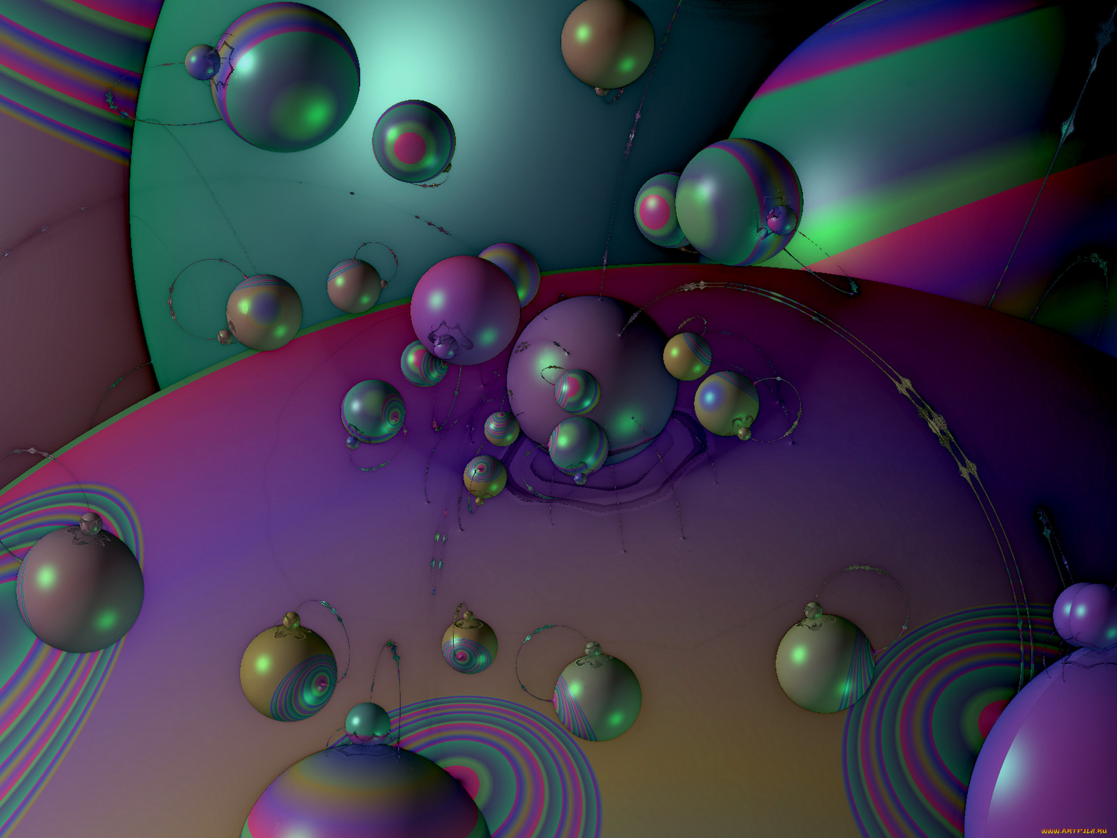 3д, графика, fractal, фракталы, фон, цвета