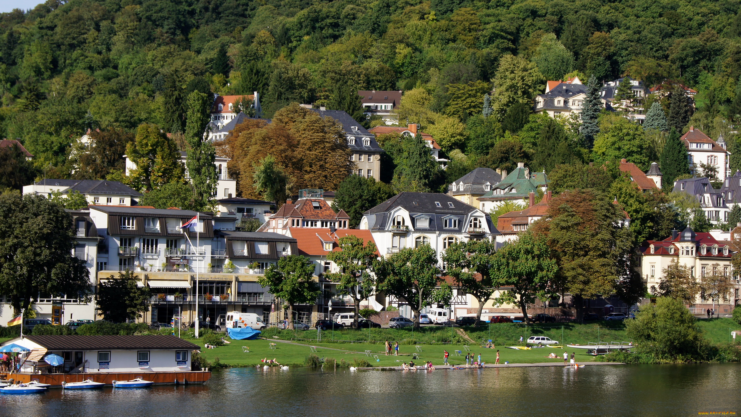 города, гейдельберг, германия, хайдельберг