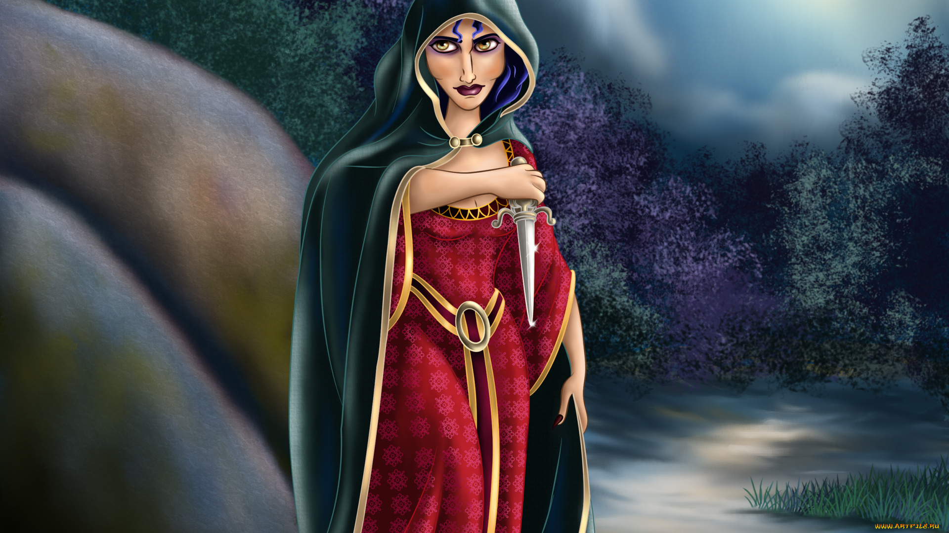 мультфильмы, tangled, ведьма