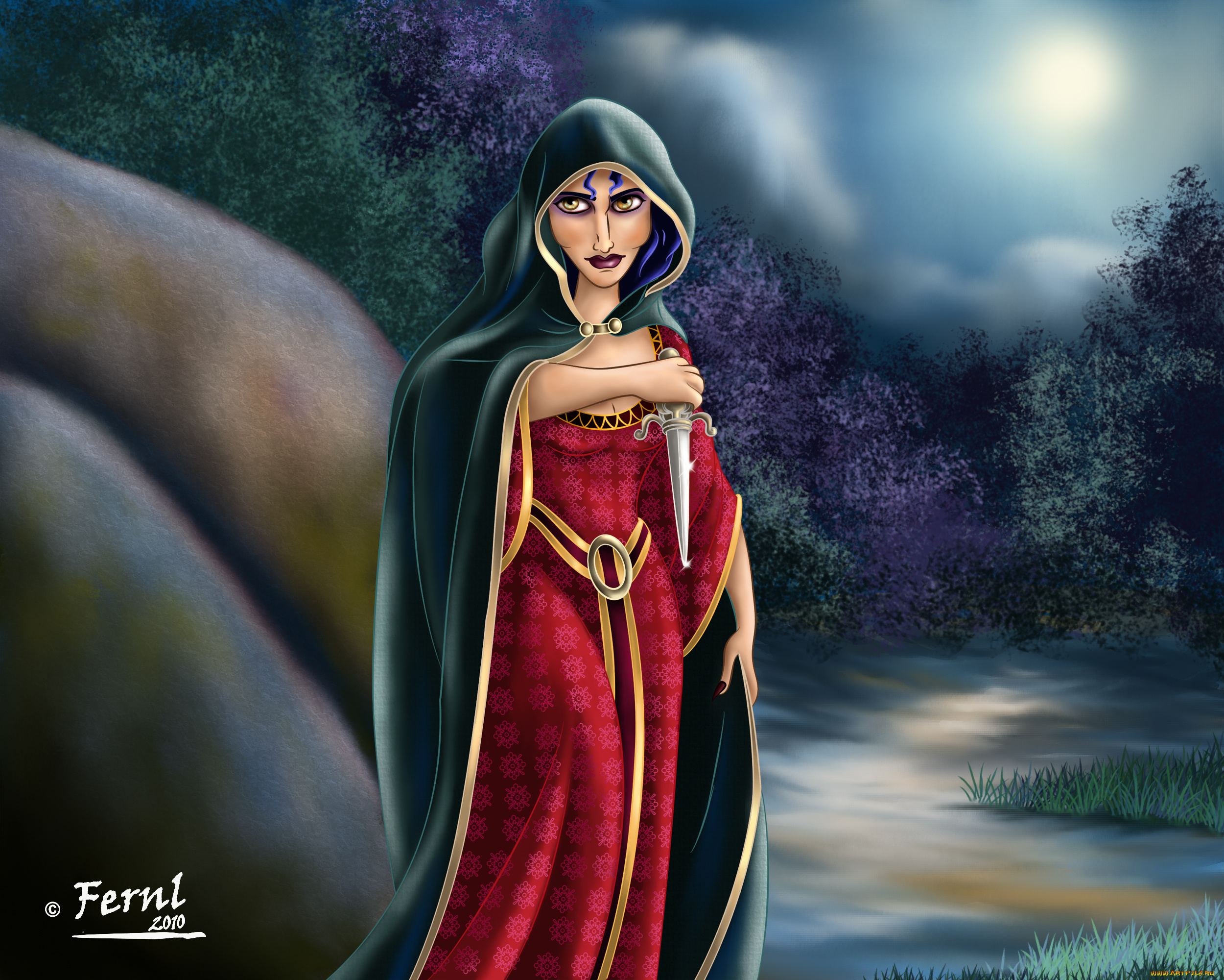 мультфильмы, tangled, ведьма