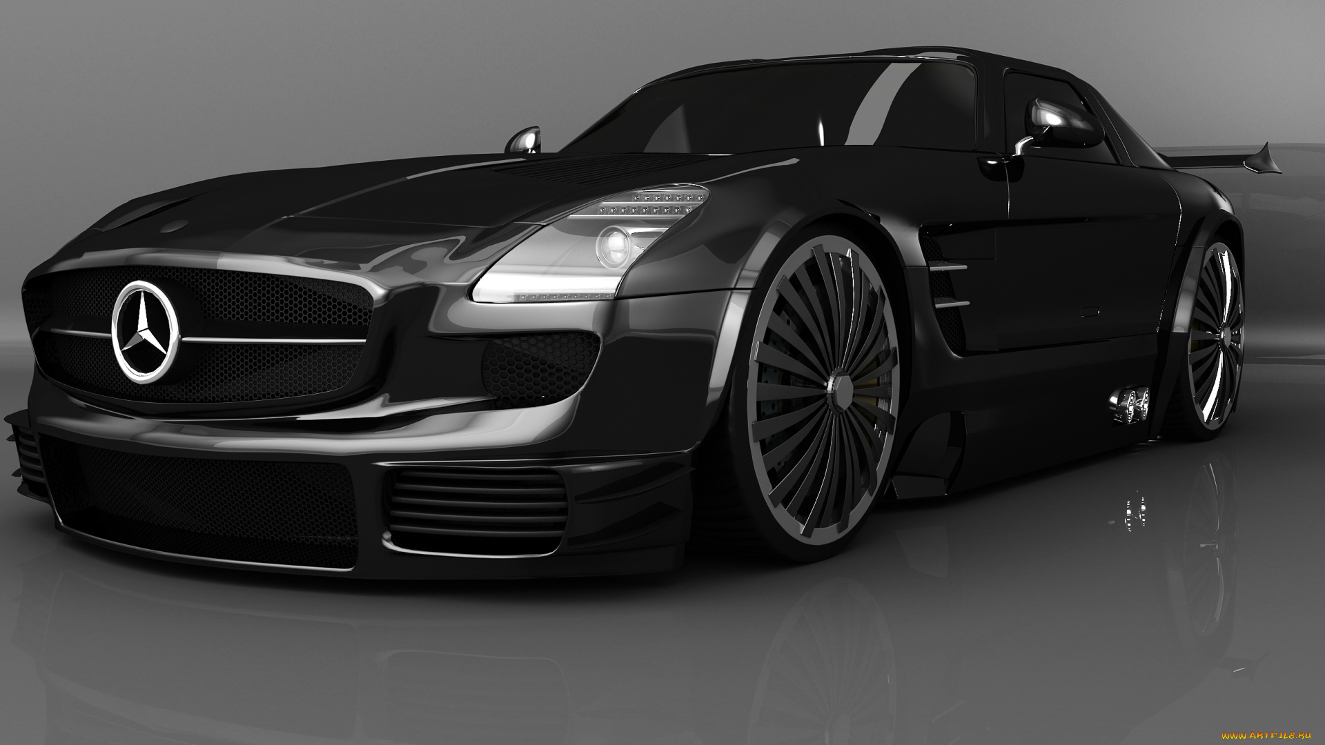 автомобили, 3д, mercedes