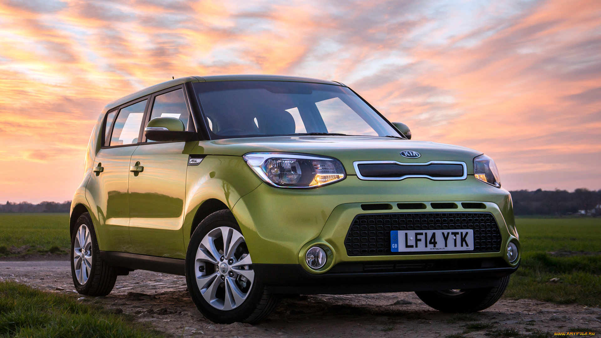 автомобили, kia, зеленый, 2014, uk-spec, soul