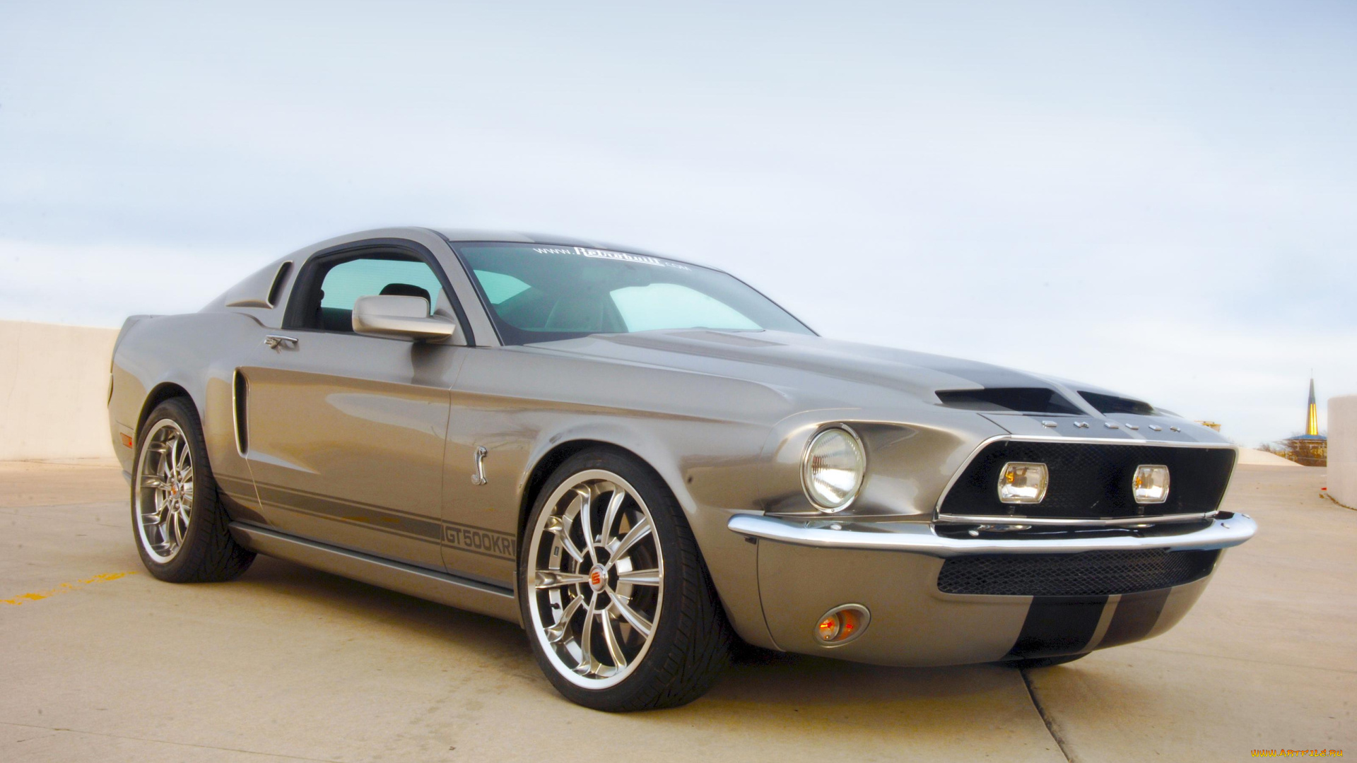 автомобили, mustang, серый, shelby, ford