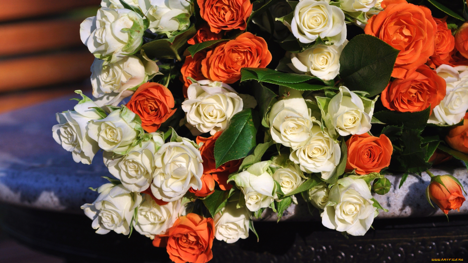 цветы, розы, букет