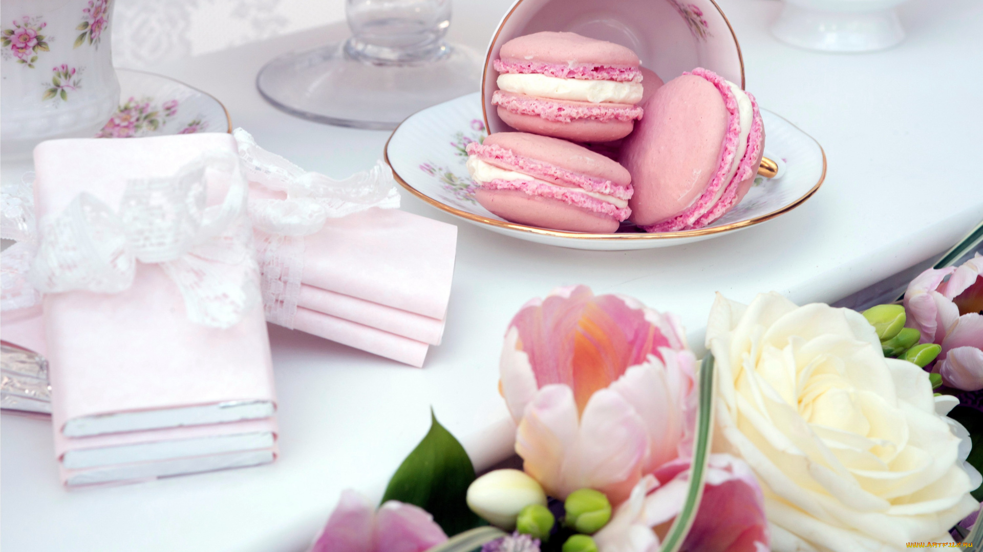 еда, -, макаруны, розовый