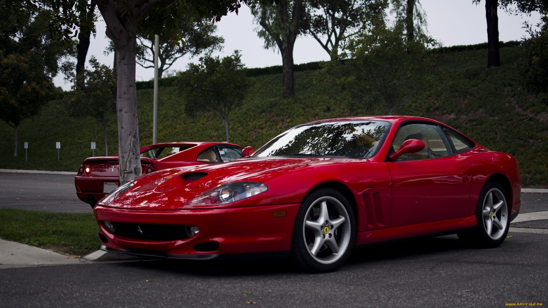 ferrari, parking, автомобили, ferrari, италия, спортивные, гоночные, s, p, a