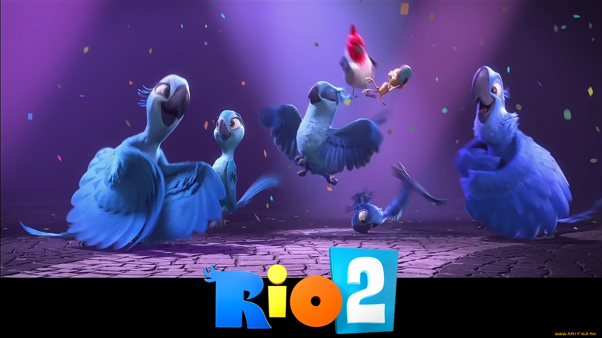 мультфильмы, rio, 2, попугаи