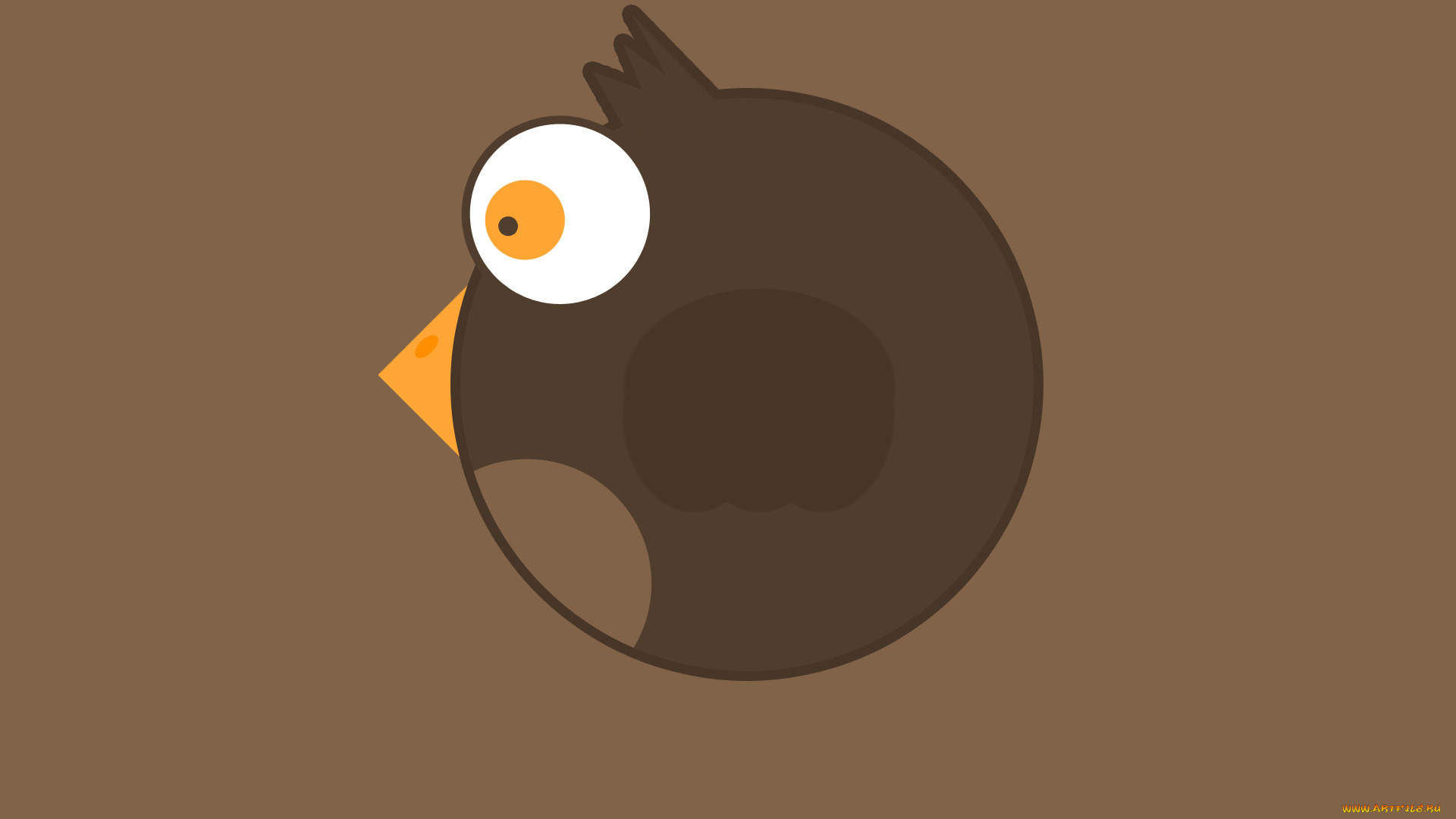 рисованные, минимализм, фон, профиль, сова