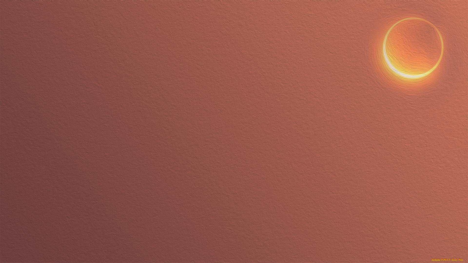 рисованные, минимализм, фон, солнце