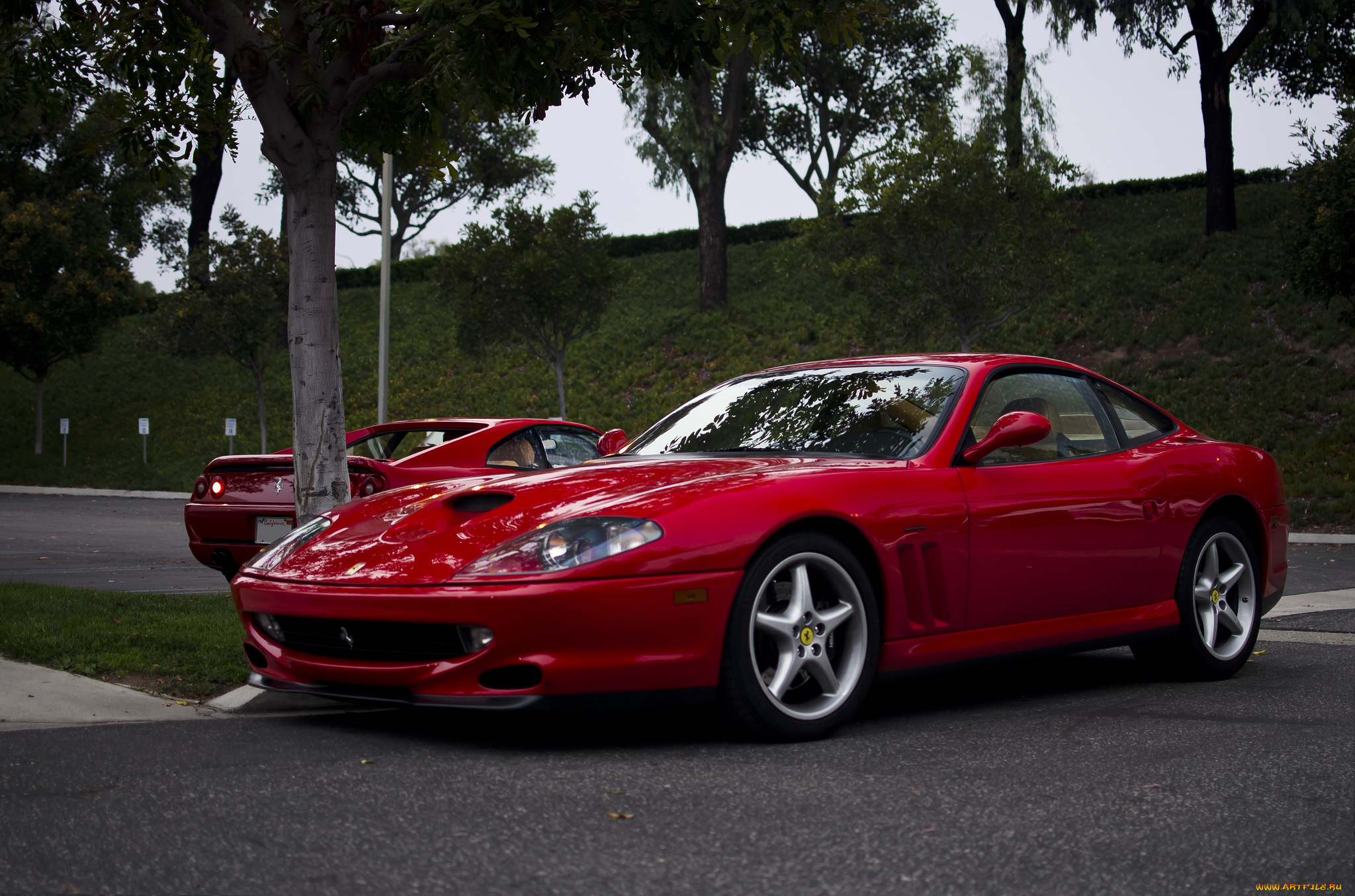 ferrari, parking, автомобили, ferrari, италия, спортивные, гоночные, s, p, a