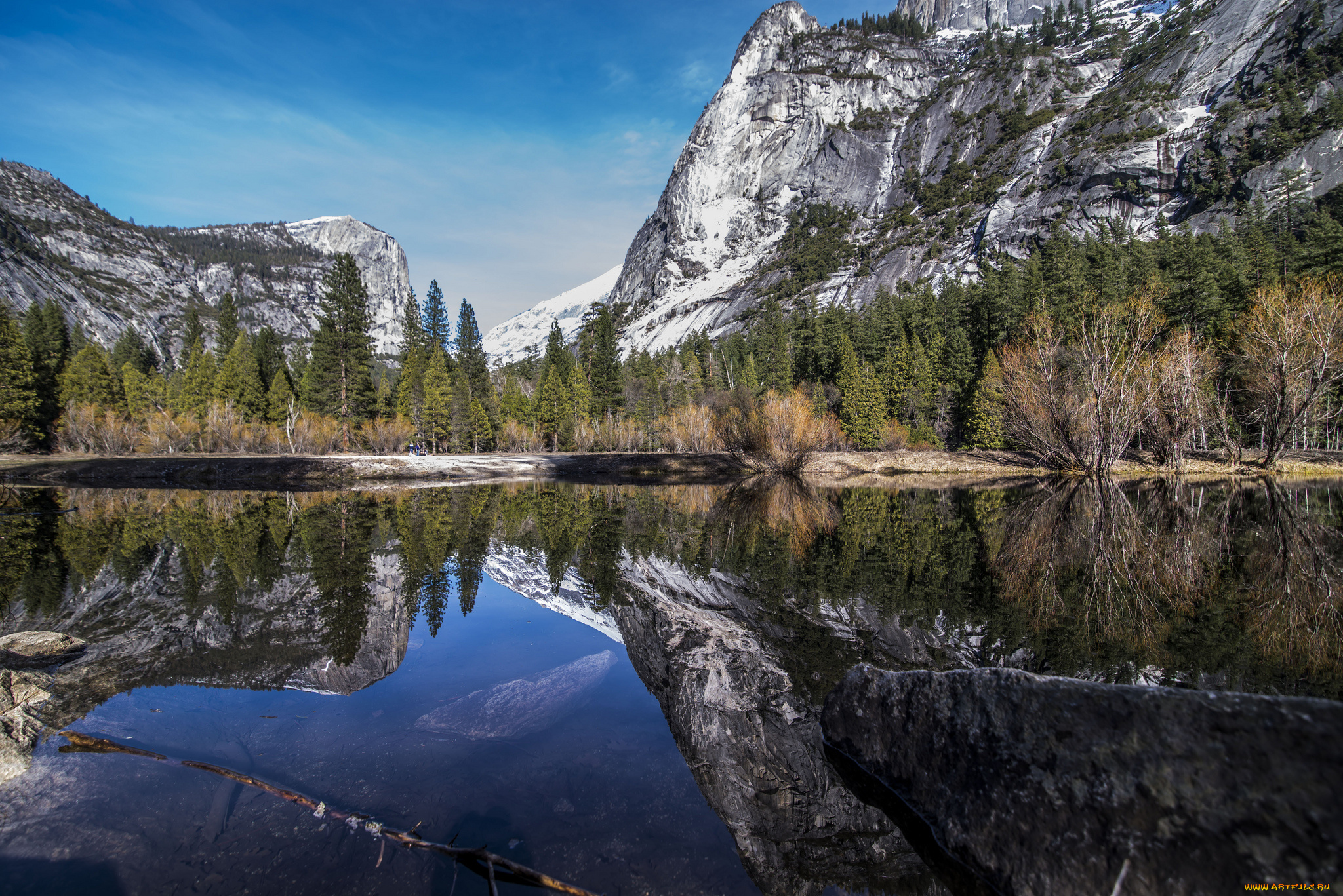 природа, реки, озера, горы, река, лес