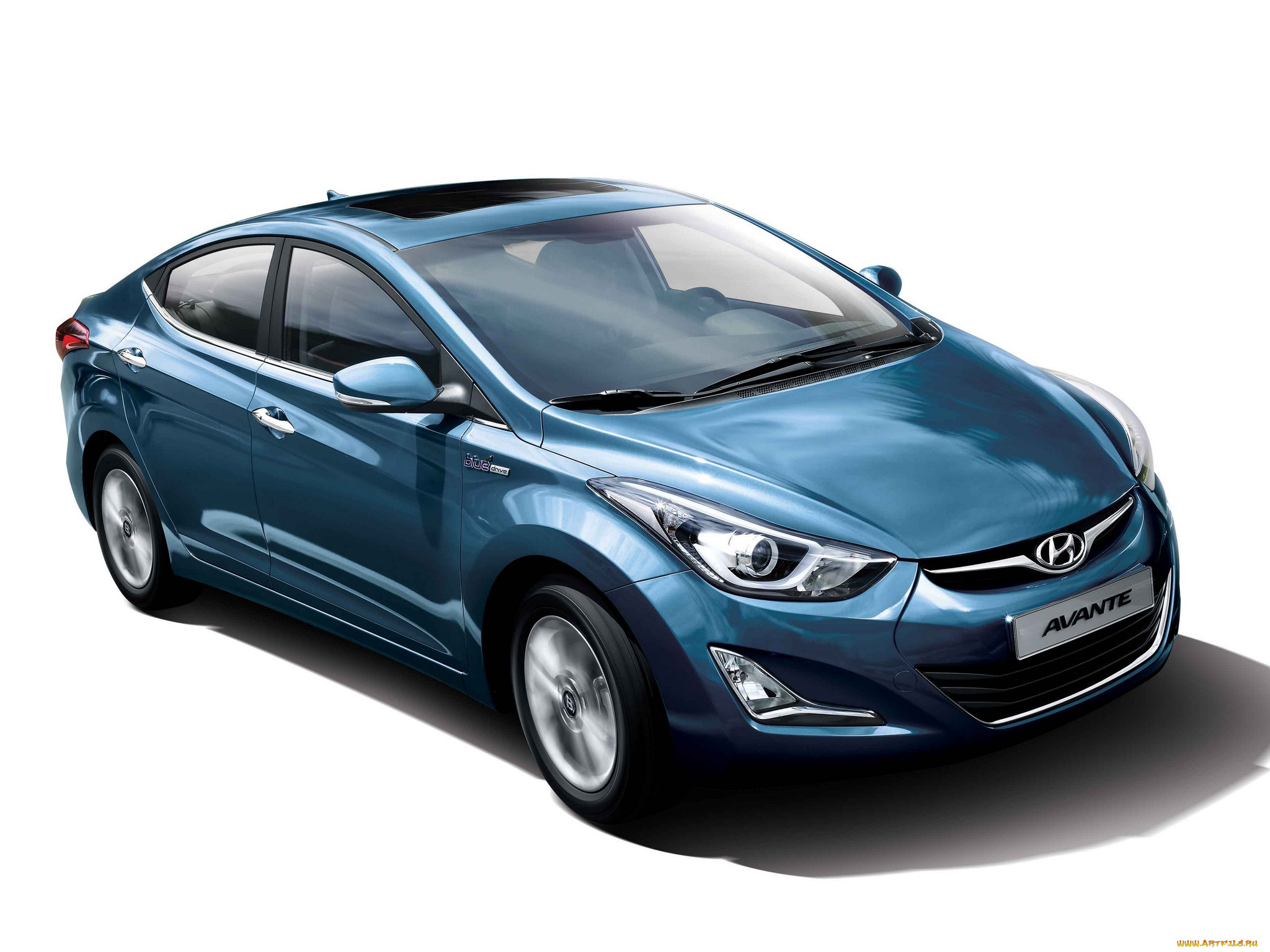 автомобили, hyundai, drive, blue, синий, avante, 2014г, md