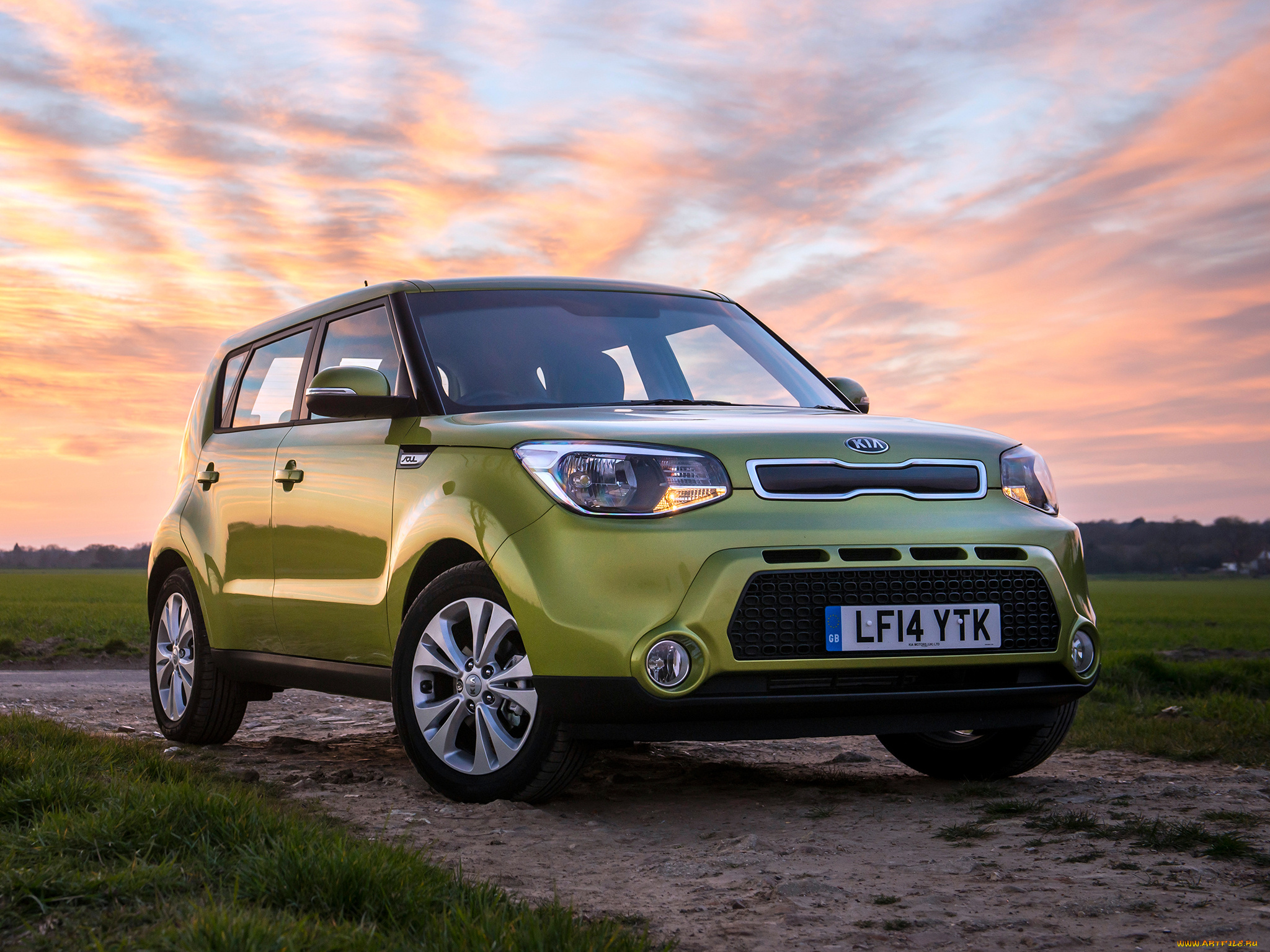 автомобили, kia, зеленый, 2014, uk-spec, soul