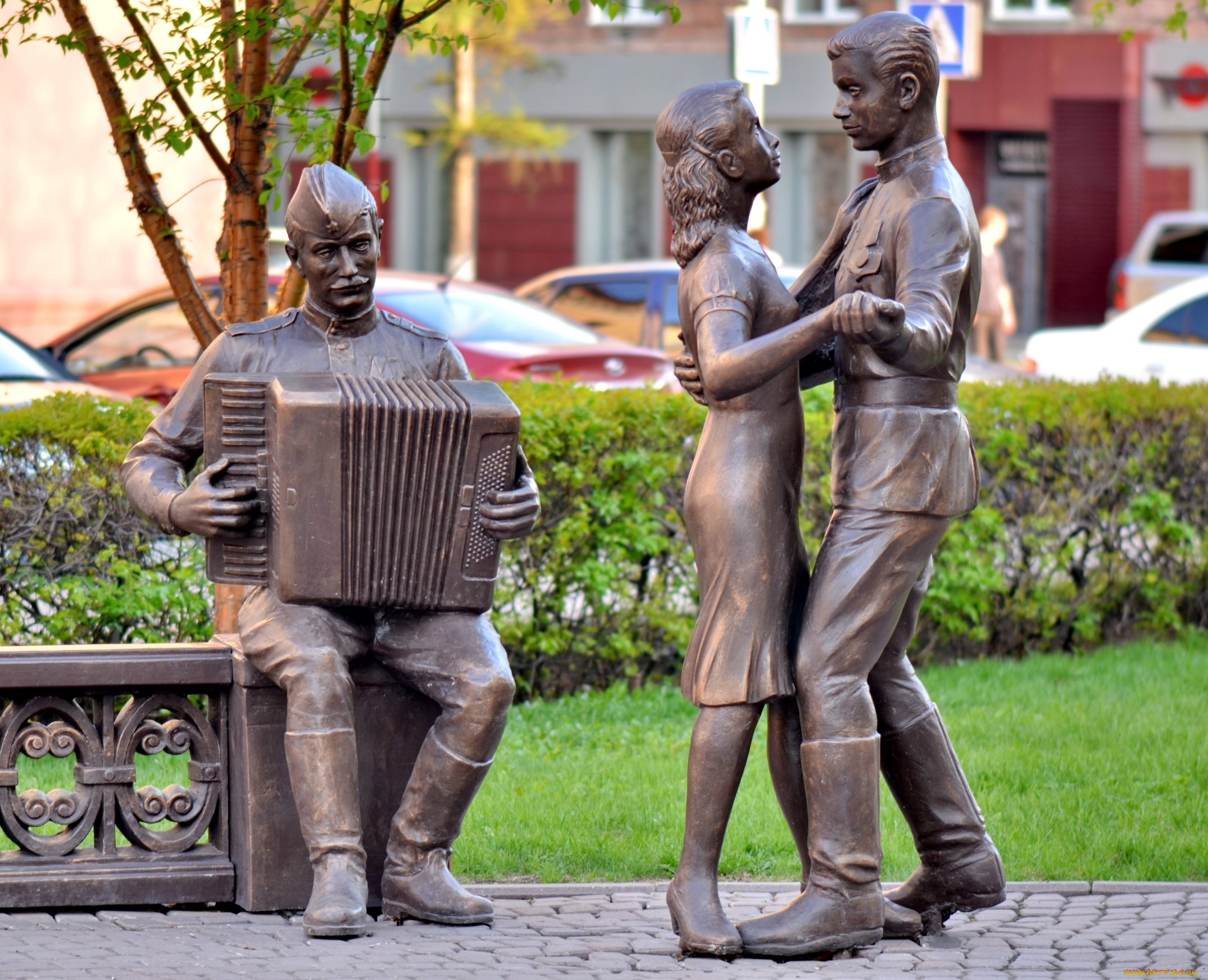 города, -, памятники, , скульптуры, , арт-объекты, победа, танец