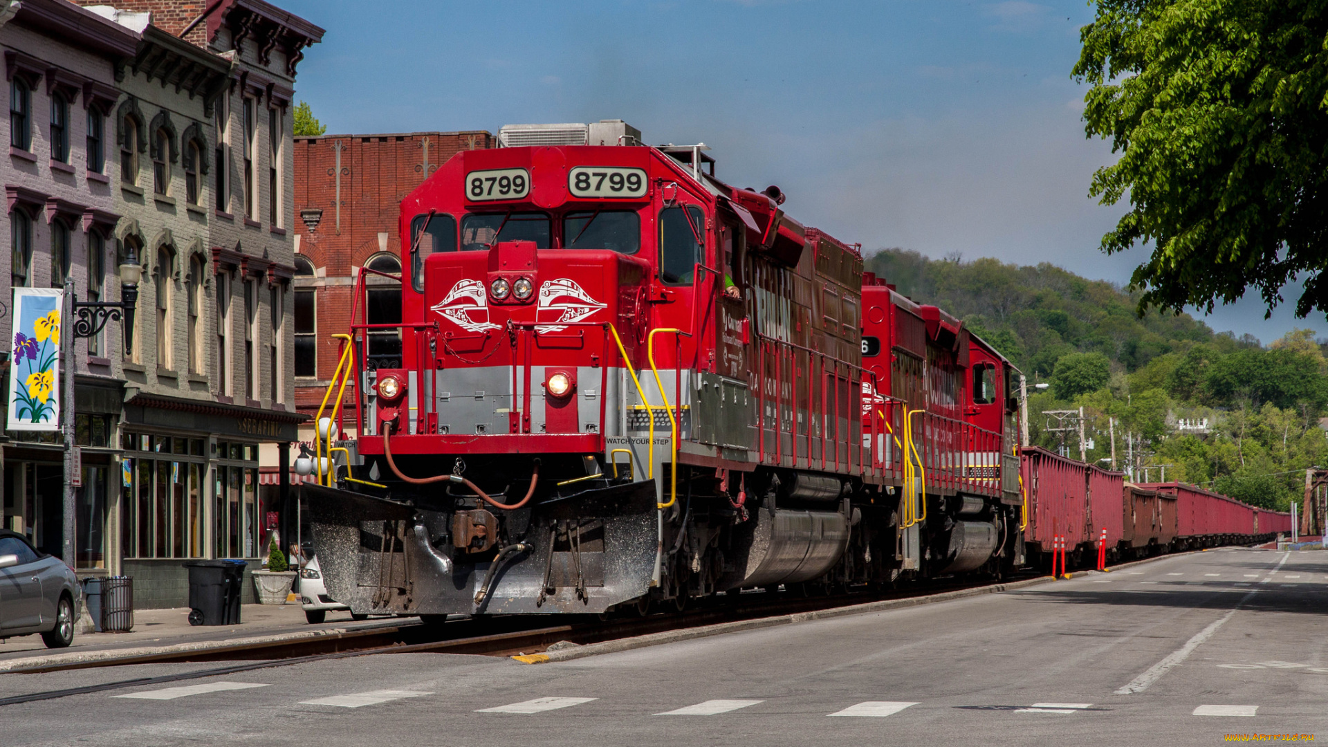 техника, поезда, железная, дорога, рельсы, локомотив, состав