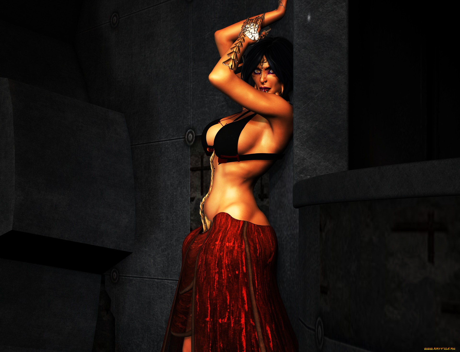 3д, графика, люди, , people, девушка, фон, взгляд