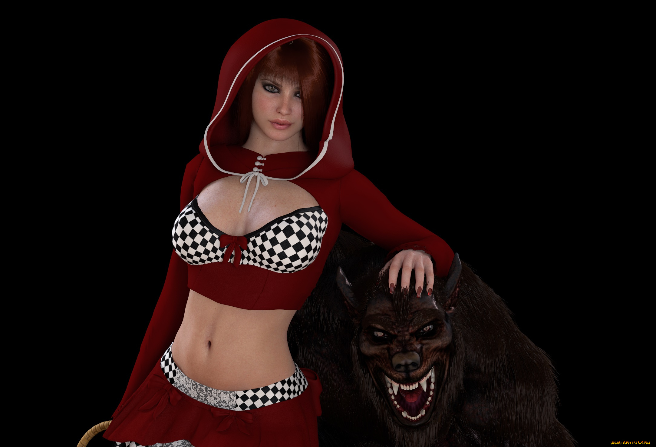 3д, графика, фантазия, , fantasy, девушка, взгляд, фон, демон