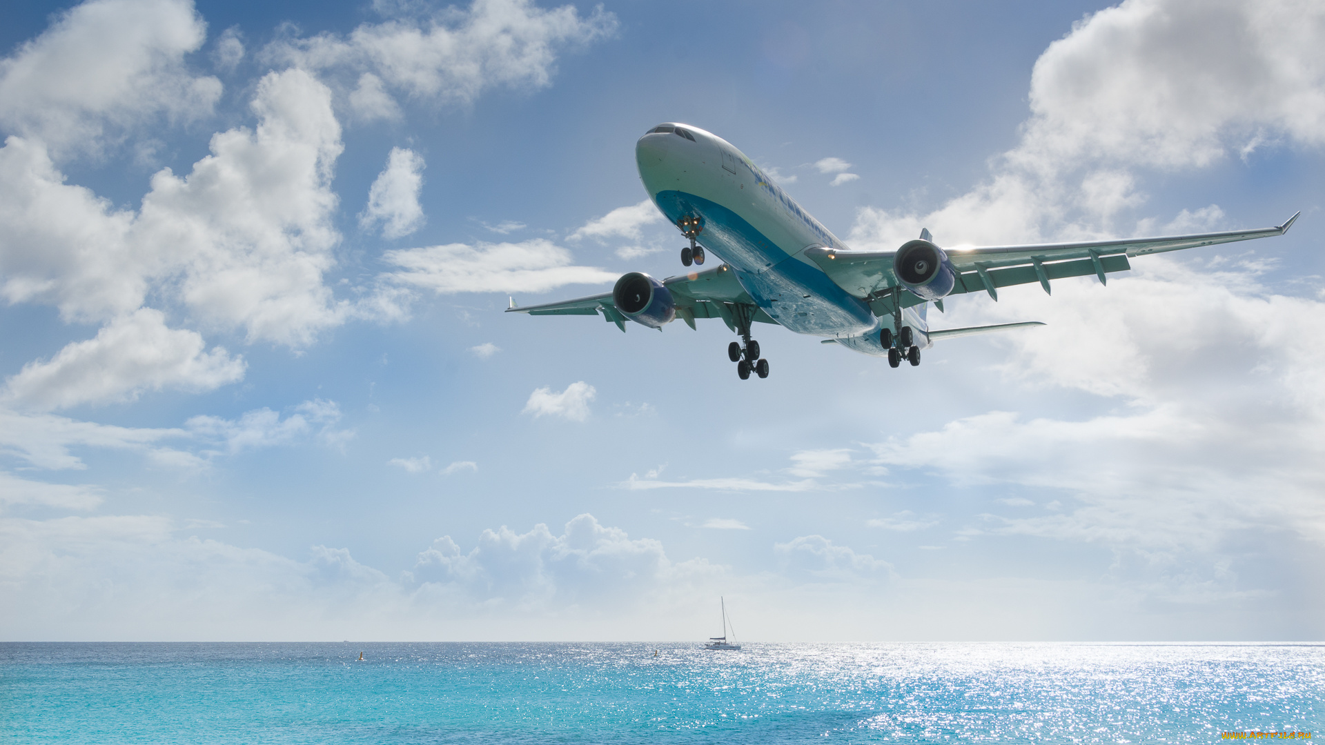 авиация, авиационный, пейзаж, креатив, авиалайнер