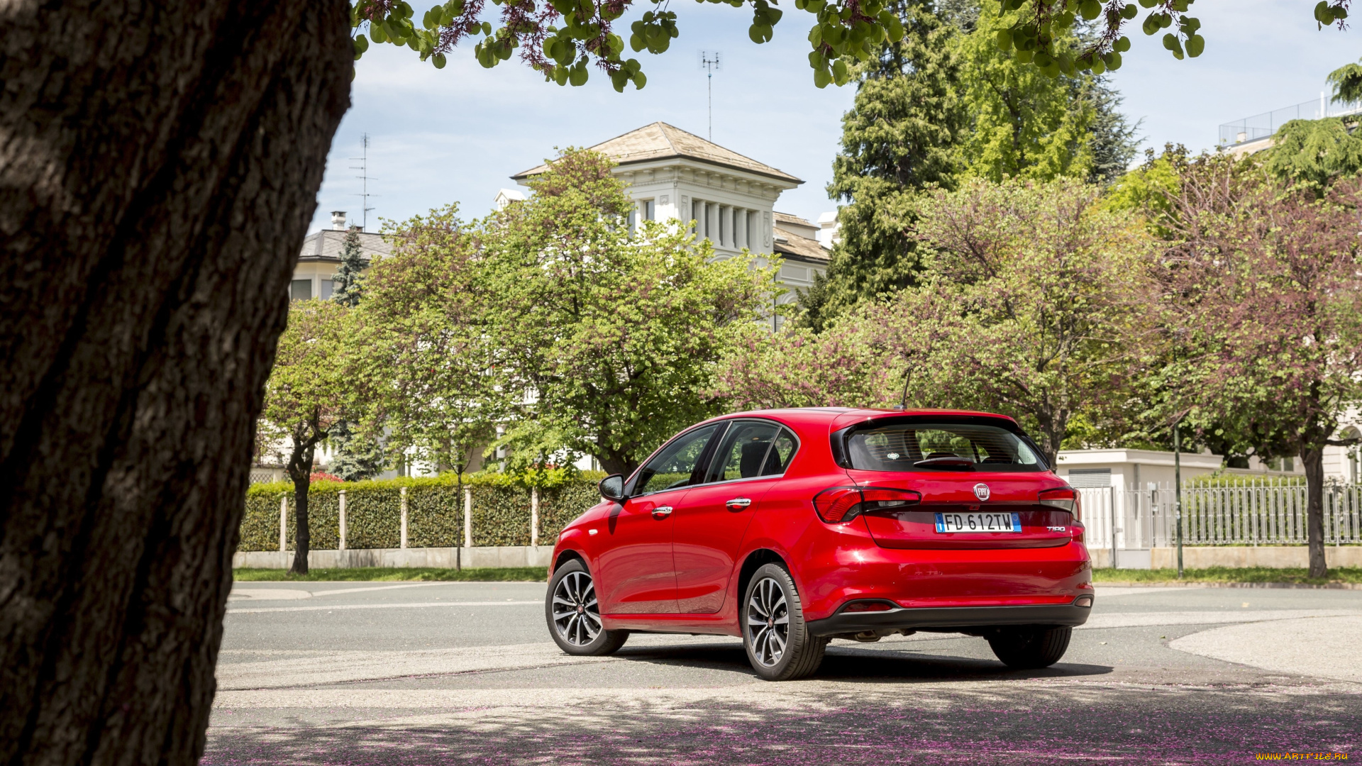 автомобили, fiat, красный, 357, 5-door, 2016г, tipo