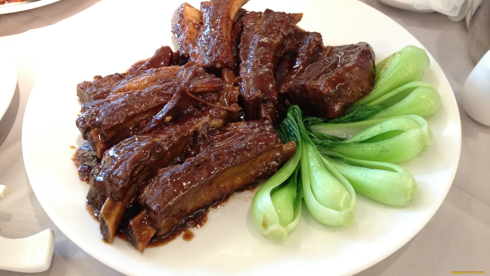 еда, мясные, блюда, ребрышки