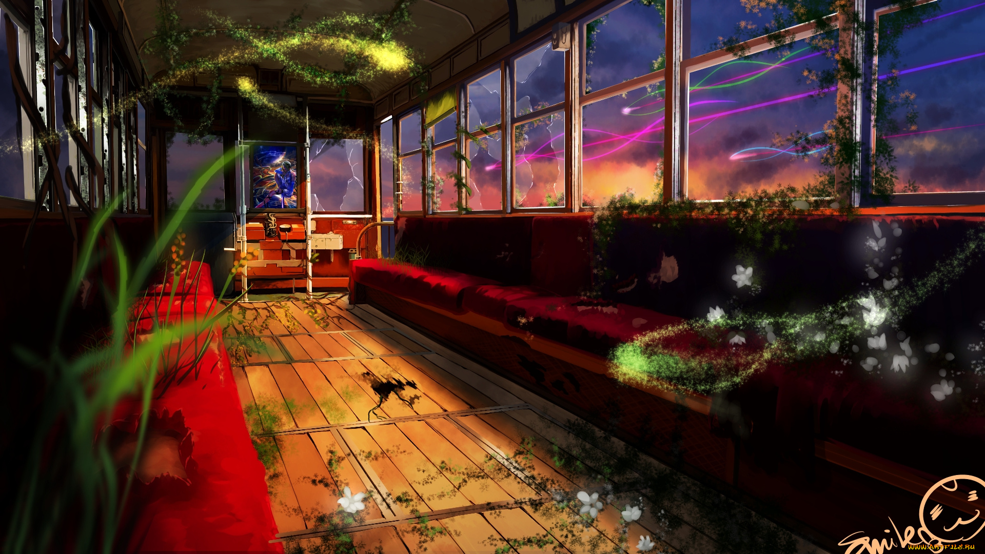 фэнтези, иные, миры, , иные, времена, запустение, вагон, арт