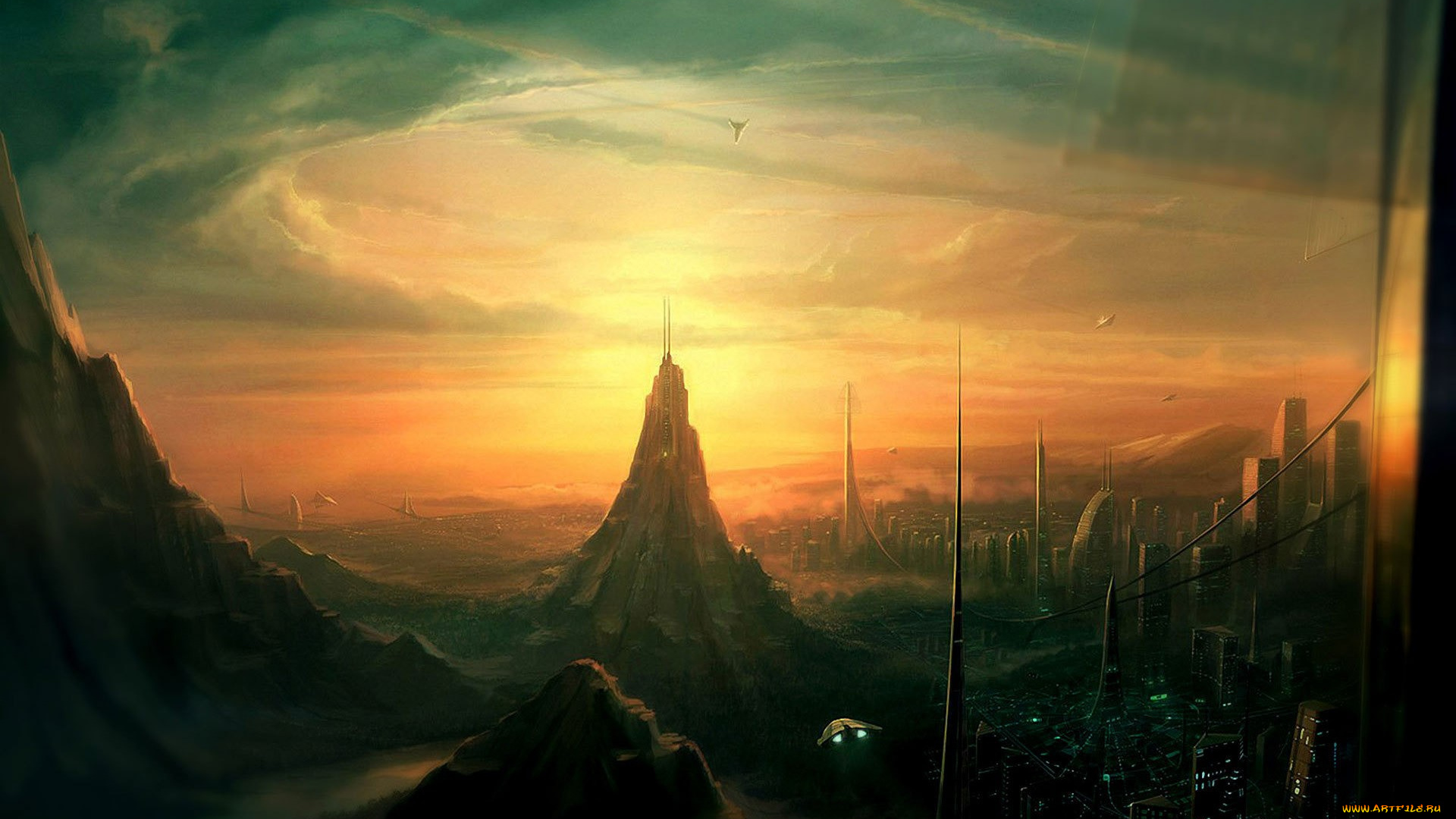 фэнтези, пейзажи, пейзаж