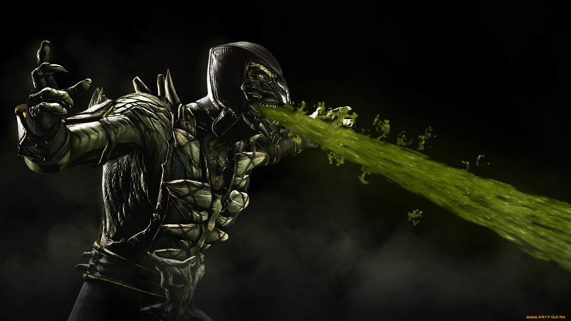 видео, игры, mortal, kombat, x, mortal, kombat, x, reptile