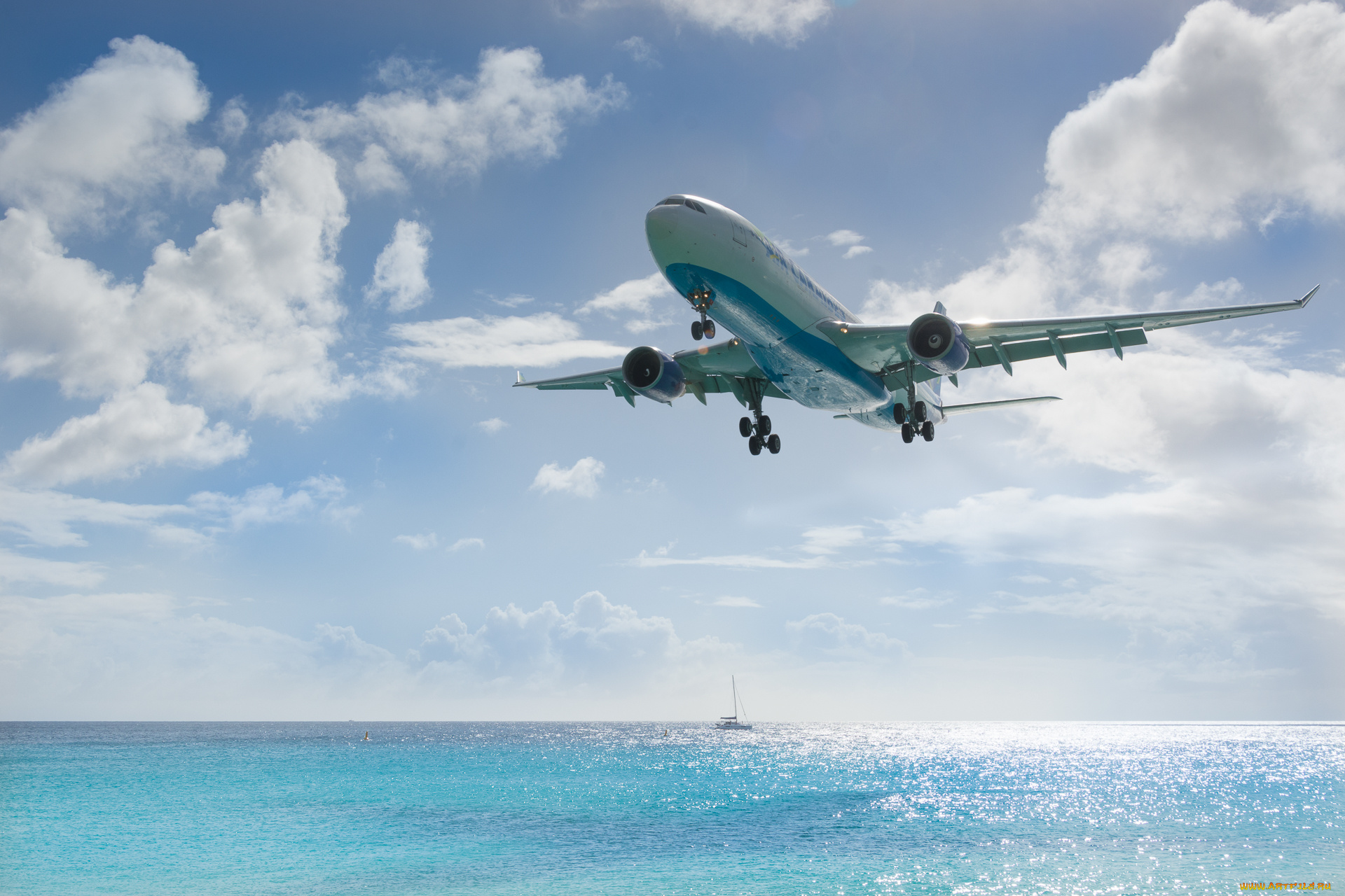 авиация, авиационный, пейзаж, креатив, авиалайнер