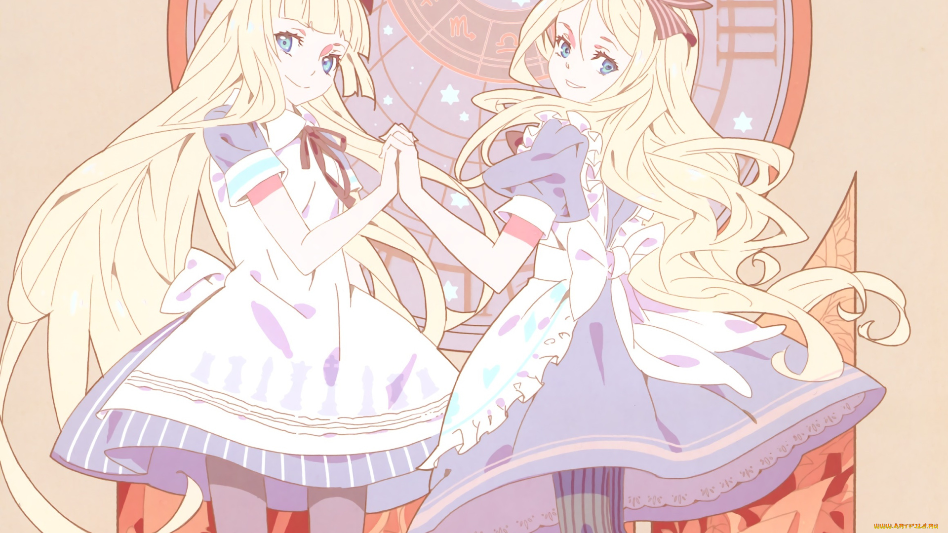 аниме, alice, in, wonderland, white, datura