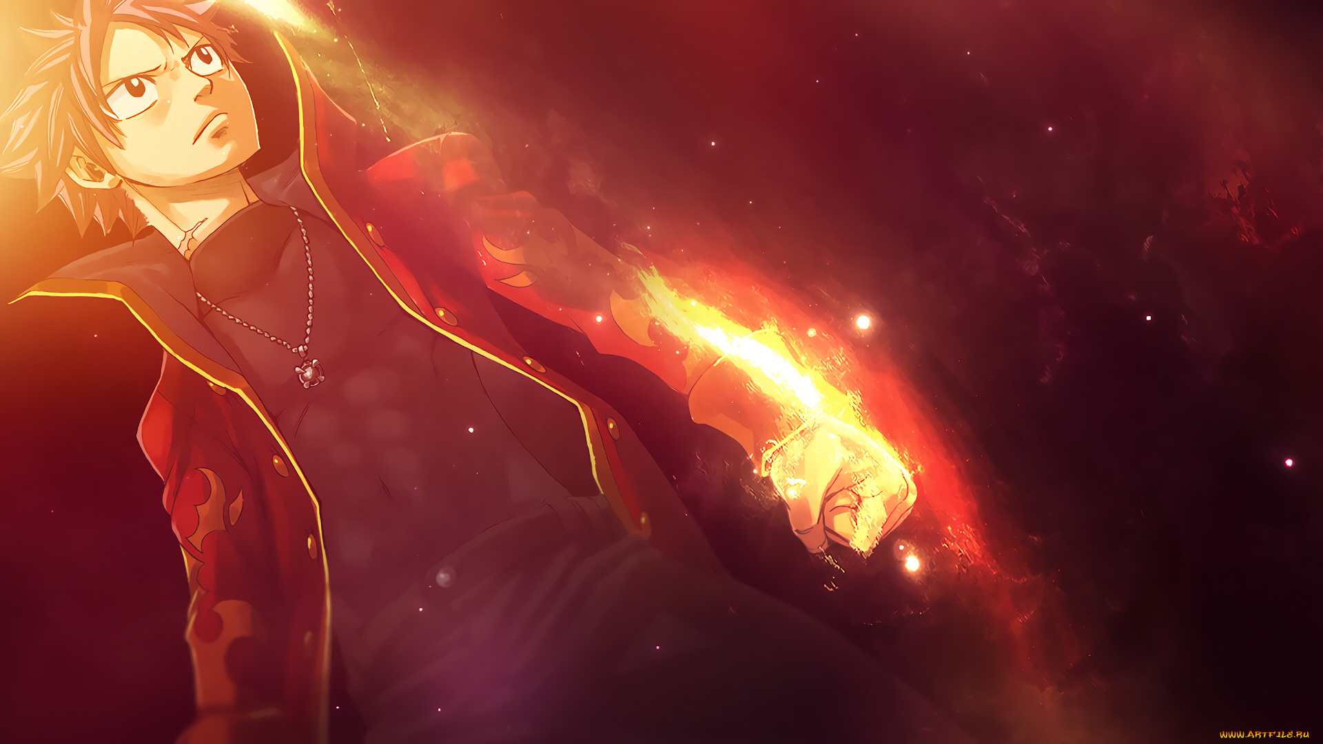 аниме, fairy, tail, хвост, феи