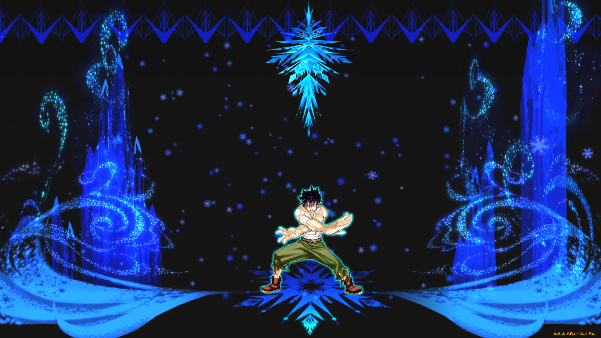 аниме, fairy, tail, хвост, феи