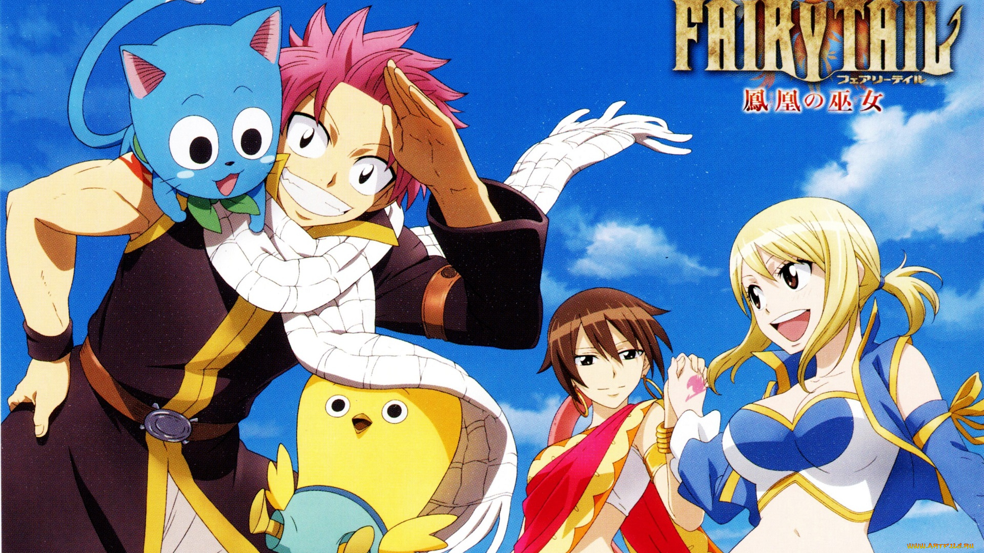 аниме, fairy, tail, хвост, феи