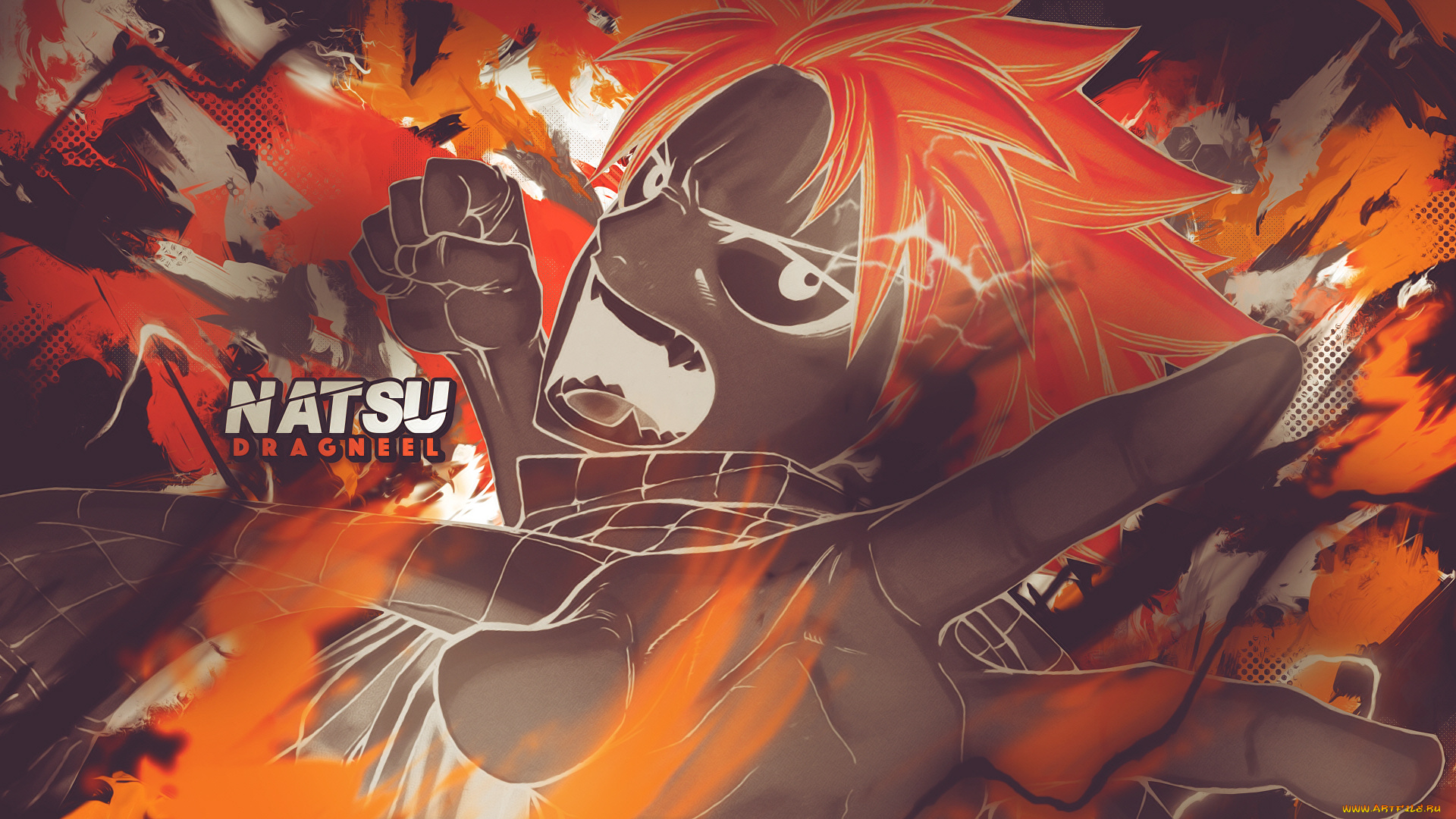 аниме, fairy, tail, хвост, феи