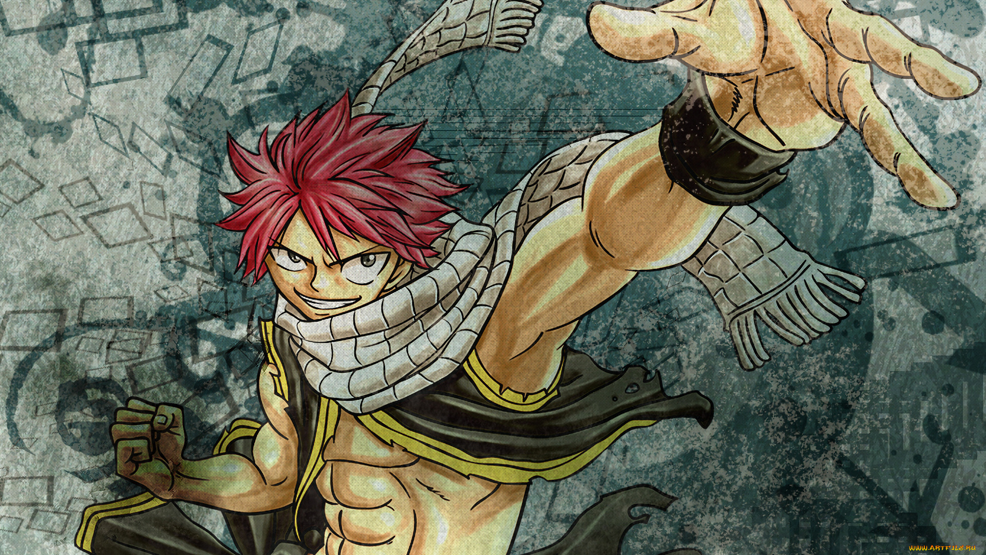 аниме, fairy, tail, хвост, феи