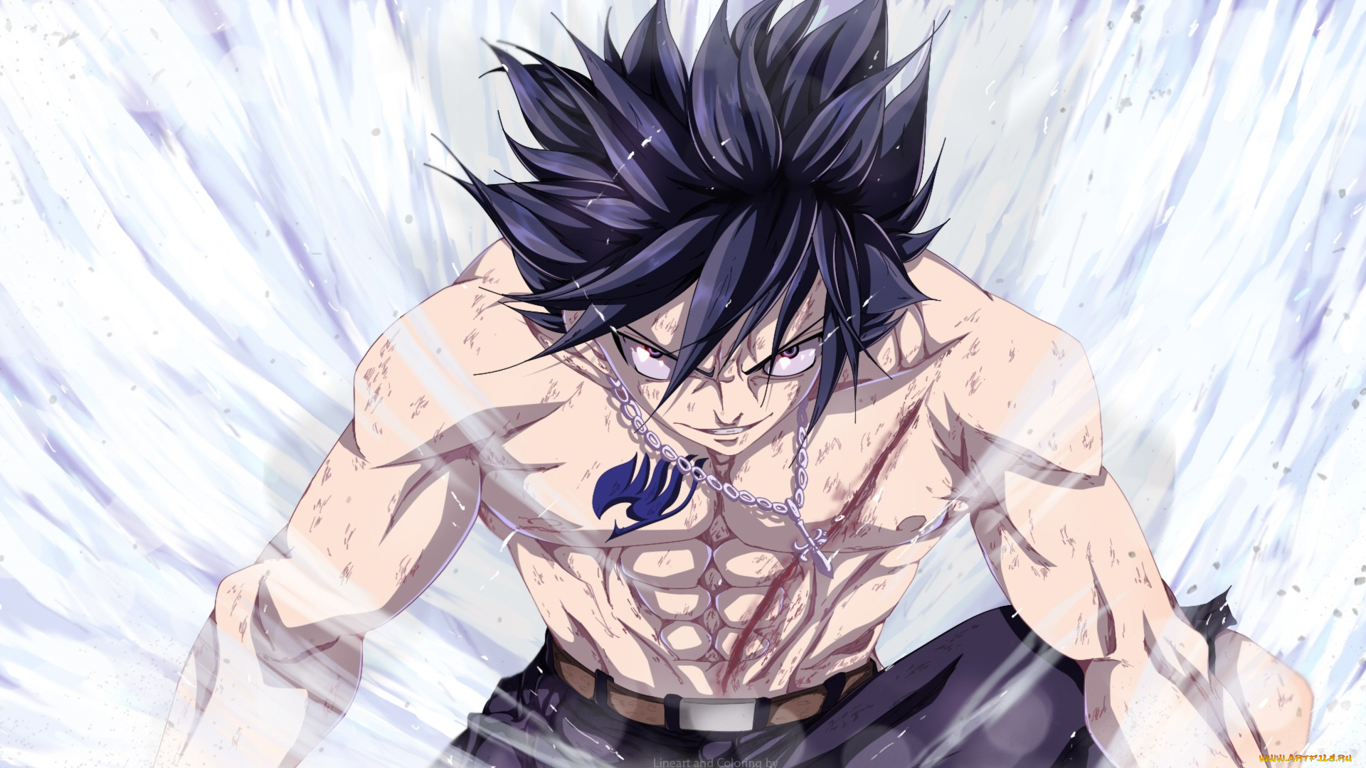 аниме, fairy, tail, хвост, феи