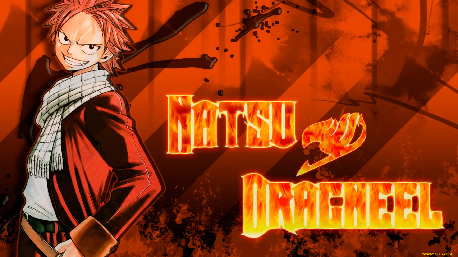 аниме, fairy, tail, хвост, феи