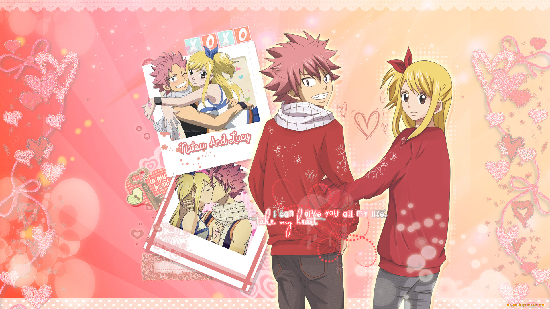 аниме, fairy, tail, хвост, феи