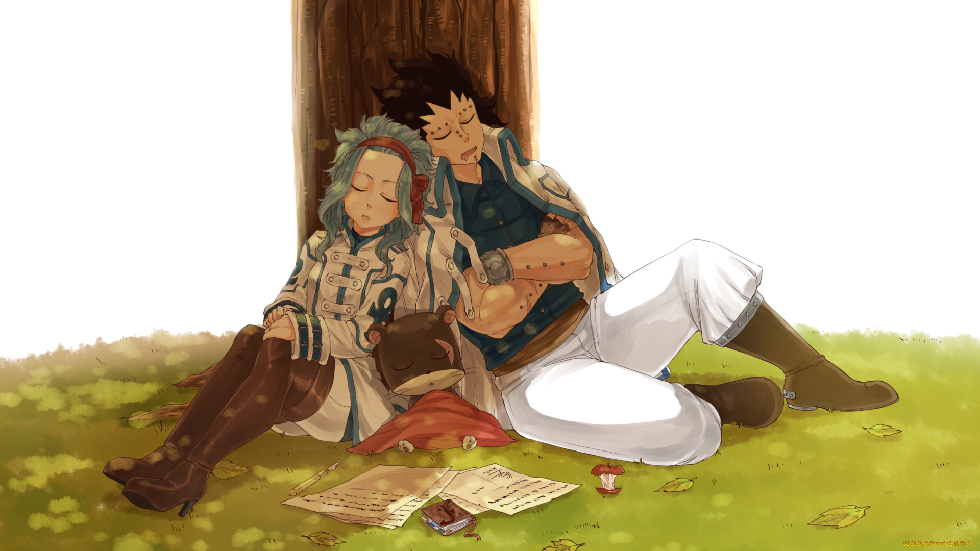 аниме, fairy, tail, хвост, феи