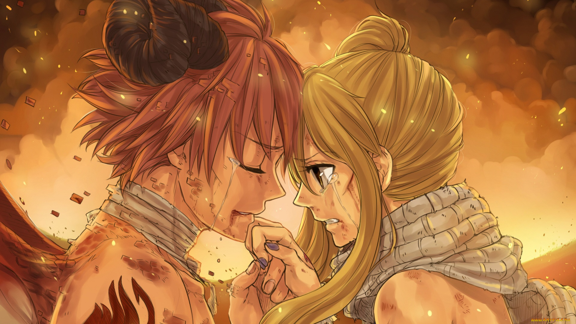 аниме, fairy, tail, хвост, феи