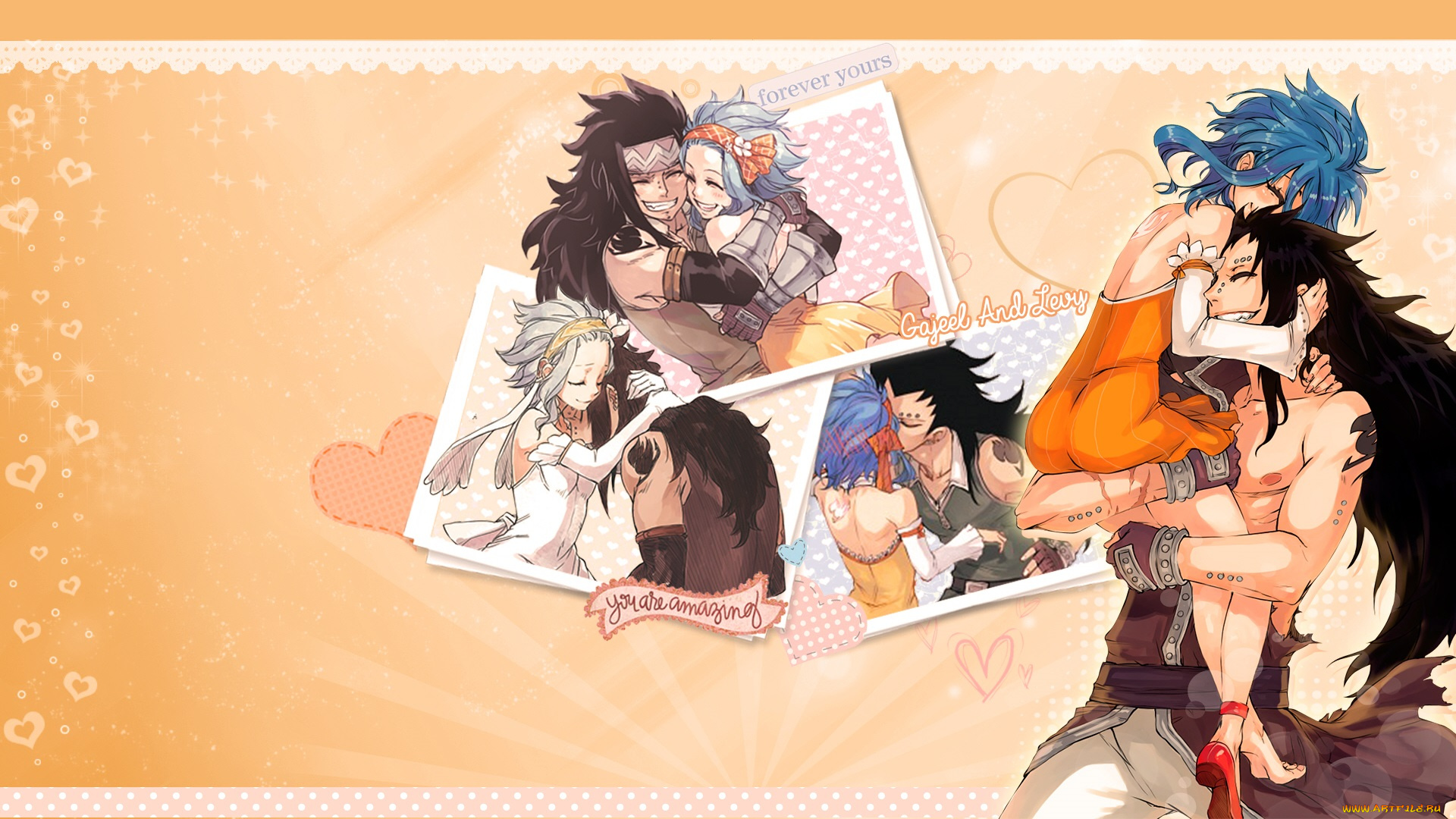 аниме, fairy, tail, хвост, феи