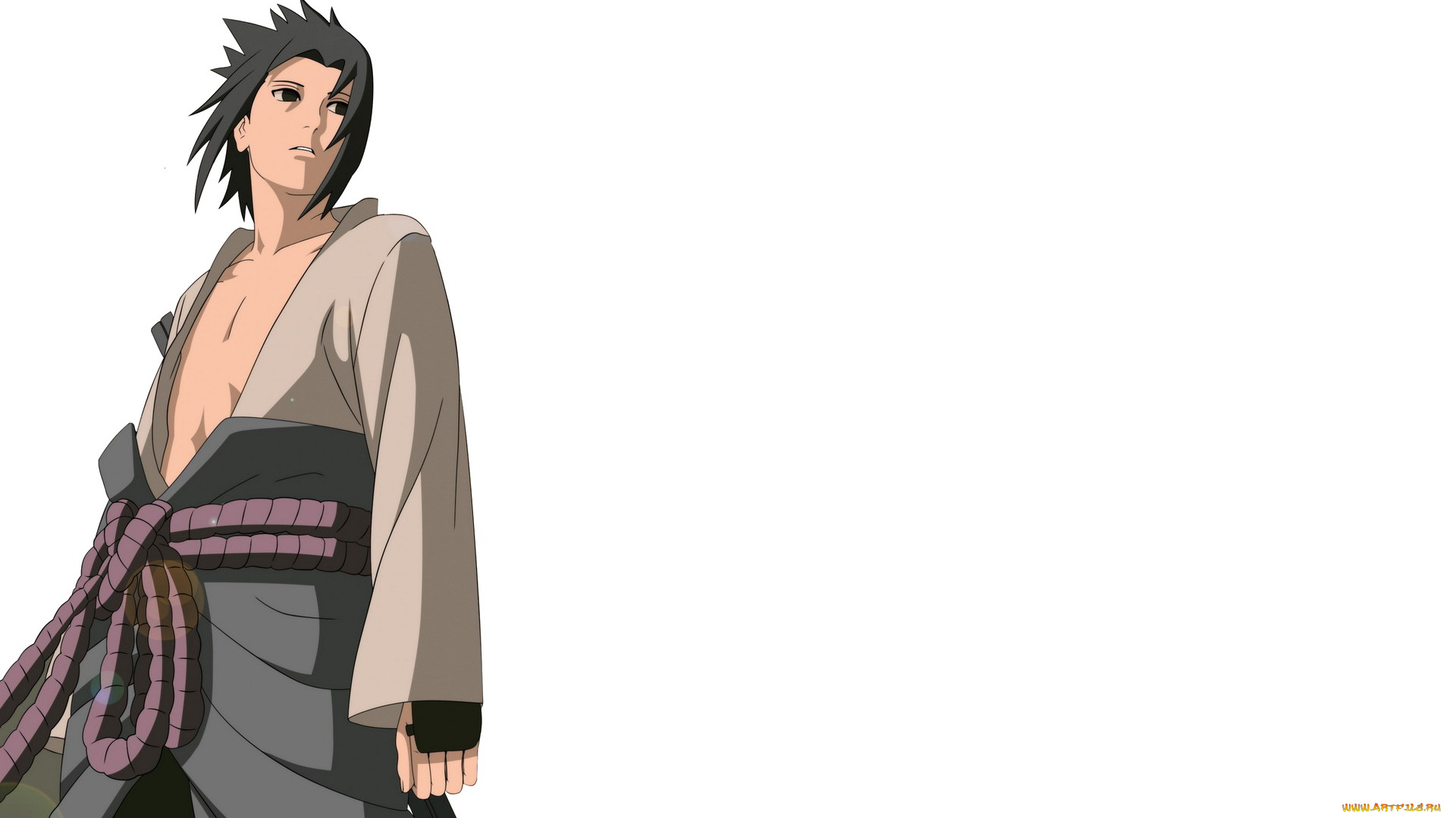 аниме, naruto, шиноби, пояс, учиха, саске