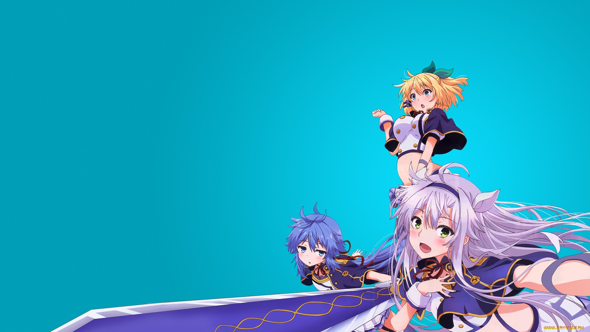 аниме, rokudenashi, majutsu, koushi, to, akashic, records, взгляд, девушка, фон