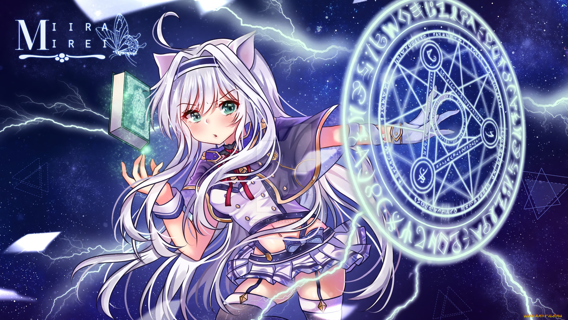 аниме, rokudenashi, majutsu, koushi, to, akashic, records, фон, взгляд, девушка