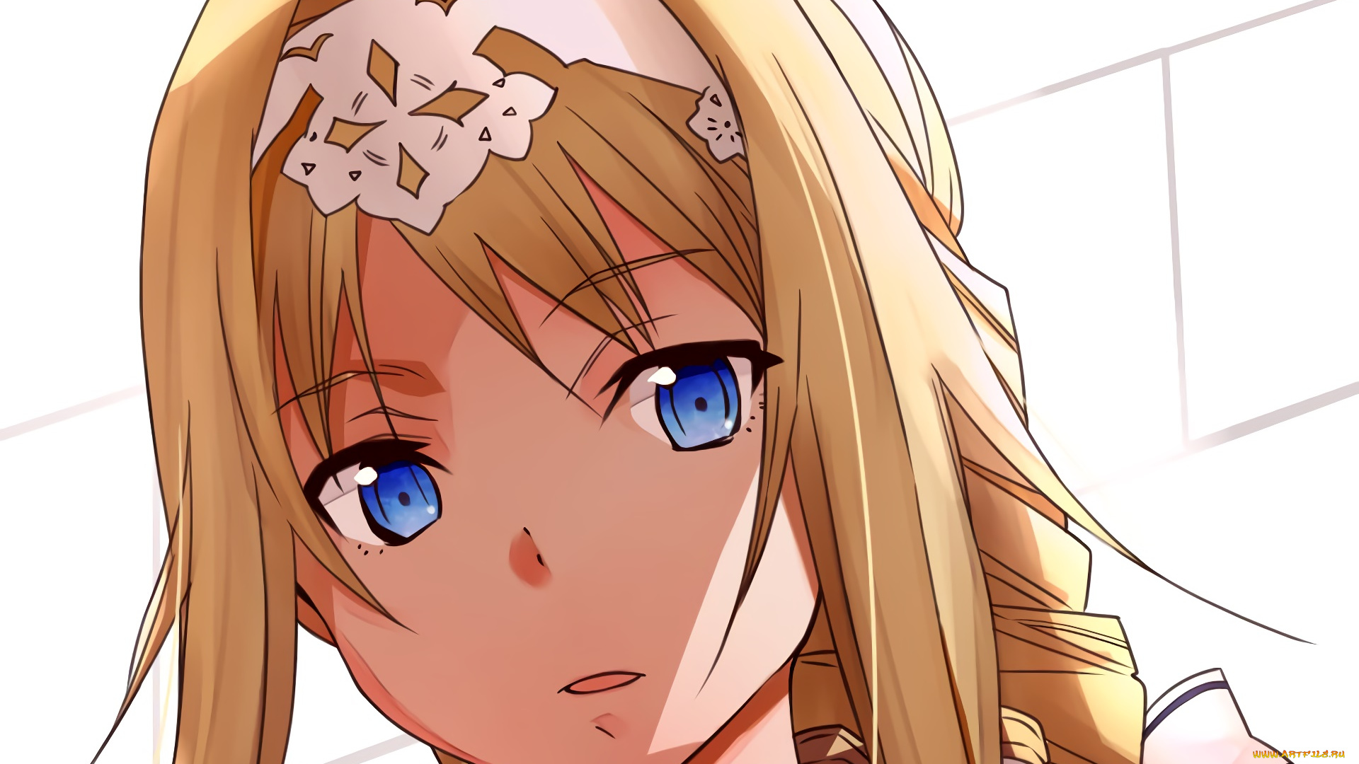 аниме, sword, art, online, девушка, фон, взгляд