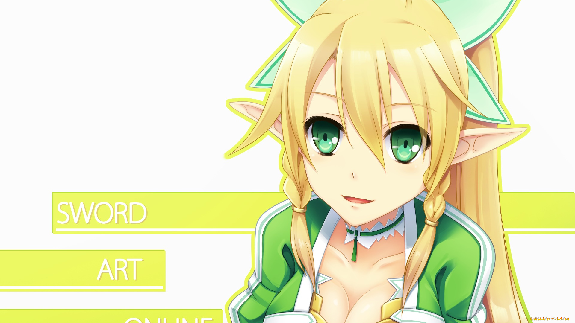 аниме, sword, art, online, девушка, фон, взгляд